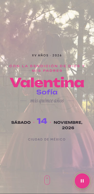 Romántico Floral XV años